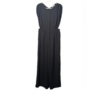 Jade by Jane Side Cut Out Sleeveless Wide Leg Jumpsuit